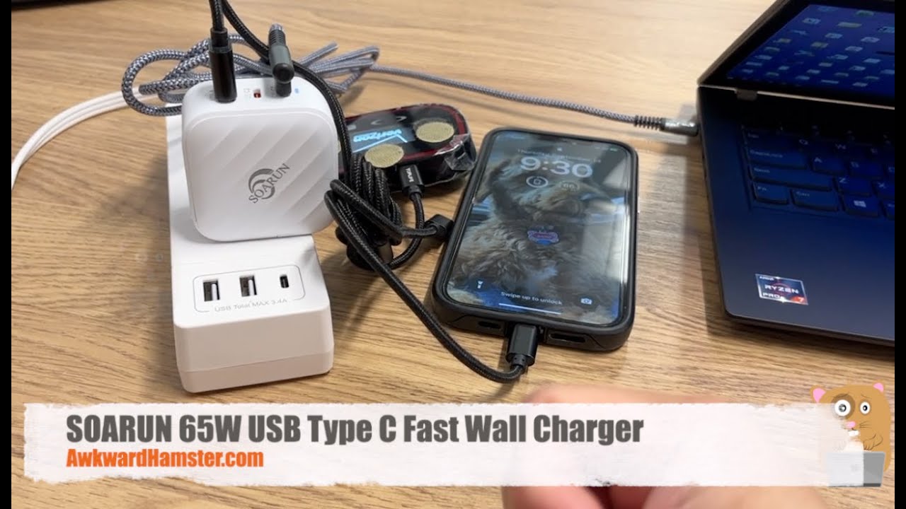 SOARUN 65W USB Type C Fast Wall Charger Review