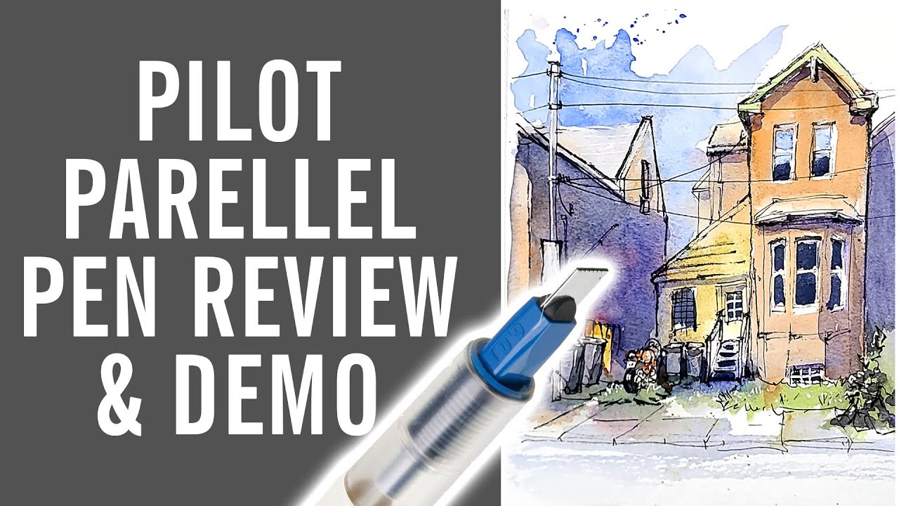 Modified Pilot Parallel Pen and Urban Sketching Demonstration