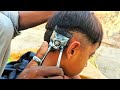 ASMR Fast Haircut With Old Zaza Machine | But Barber is 100 Year Old