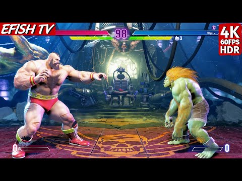 Zangief vs Blanka (Hardest AI) - Street Fighter 6
