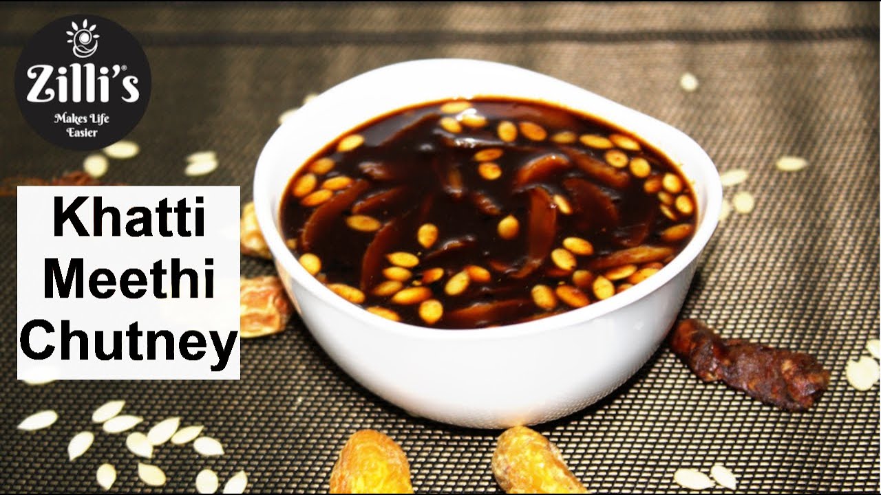 Khatti Meethi Chutney 5mins from tamarind powder - इमली पाउडर से 5 मिनट में खट्टी मीठी चटनी- Zilli's
