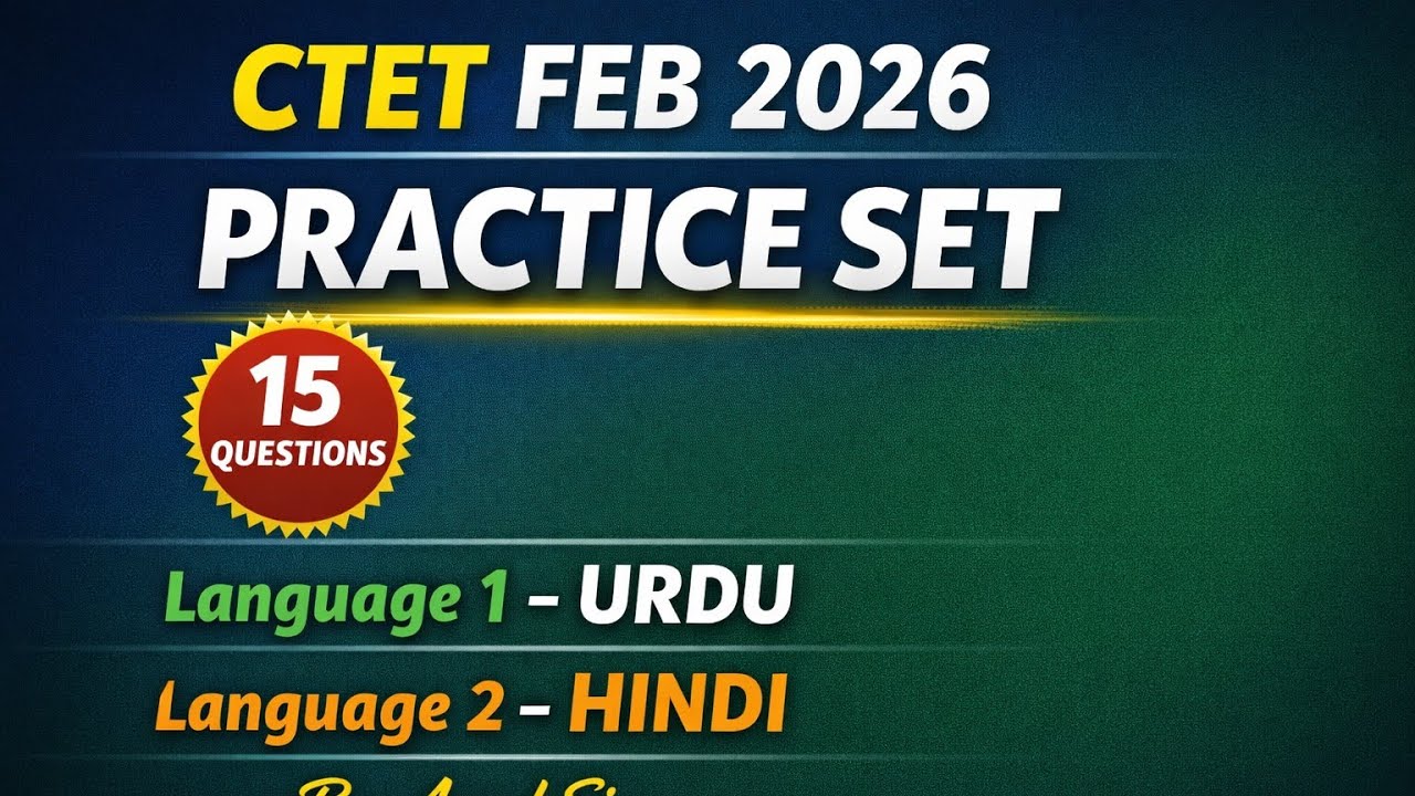 CTET practice set