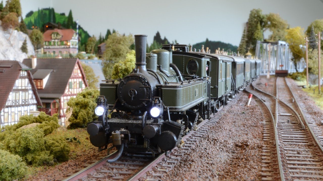 Zuge der Königlich Bayerischen Staatseisenbahnen in Jahre 1910 ,  Epoche I. teil 3