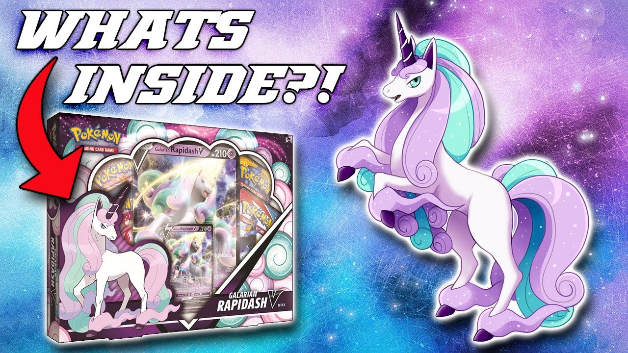 What's Inside The Galarian Rapidash V Box?!  - Pokemon Pack Openings!
