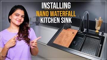 Installing Nano Waterfall Kitchen Sink | Waterfall Kitchen Sink | Kitchen Sink | Ruhe