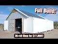 Full build shipping container shop  best offgrid structure with solar  storage