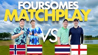 พาฝรั่งตีกอล์ฟ Foursomes Match Play (English & Thai Ver.) || BANGSAI COUNTRY CLUB || สนามกอล์ฟบางไทร