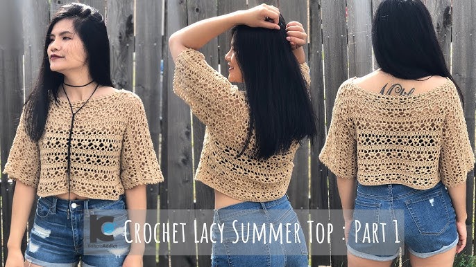 Colorful Crochet Crop Top: Crochet Summer Top Tutorial: Malone, Mr Ray:  9798835030453: : Books