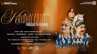 ✅KETHOPRAK KRIDHO CARITO [SIANG] :: SIMAN SENDANGAGUNG KALIORI :: LAKON : GALIGA JAYA