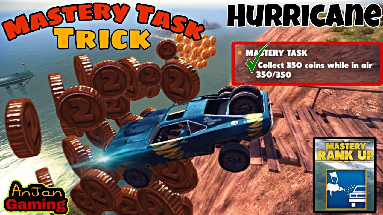 How to Complete Off The Road "Hurricane" Collect 350 coins while in air MASTERY TASK Fast