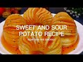 Crispy Sweet &amp; Sour Potato Sticks - Perfect Family Snack Recipe! 🍟✨