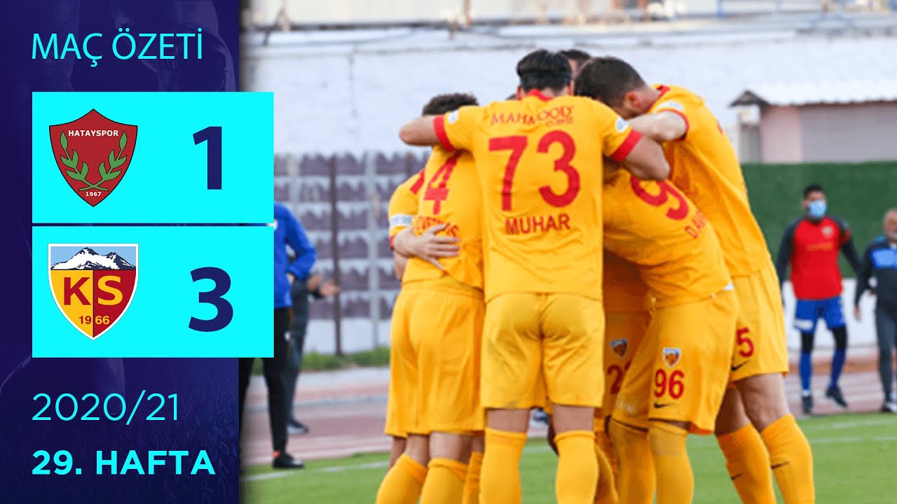 2020-2021 Süper Lig HATAYSPOR - KAYSERİSPOR 1-3 Maç Özeti