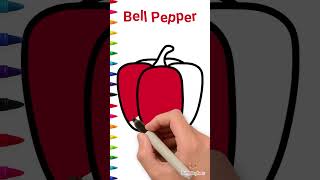 Vegetables Drawing & Coloring! 🍆🥔🥦 Learn Vegetable Names | Bimbleyboo