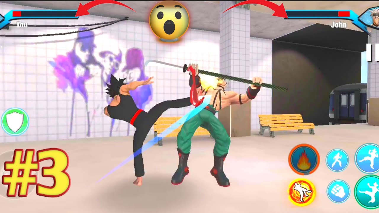 Me V/s Bosses 🤯!! karate king Kung Fu fighting Android gameplay#3!! Let's see....