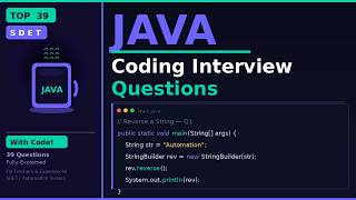 JAVA CODING INTERVIEW QUESTIONS FOR AUTOMATION TESTER (WITH BONUS TIPS)