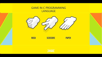 EASY GAME (ROCK PAPER SCISSORS) IN C PROGRAMMING LANGUAGE