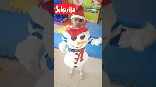 Xmas celebration@ School, Snowman fancy Dress