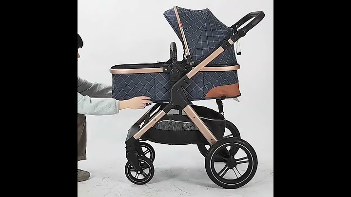 FinFlicka Kombivagn 3 i 1 Anti-chock Lyx Högt landskap Barnvagn