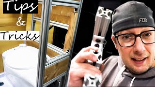 TIPS to Build a Van with 80/20 Aluminum Framing | FOUR SEASON VAN LIFE | EP.41