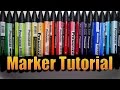How to use Winsor&Newton Promarkers