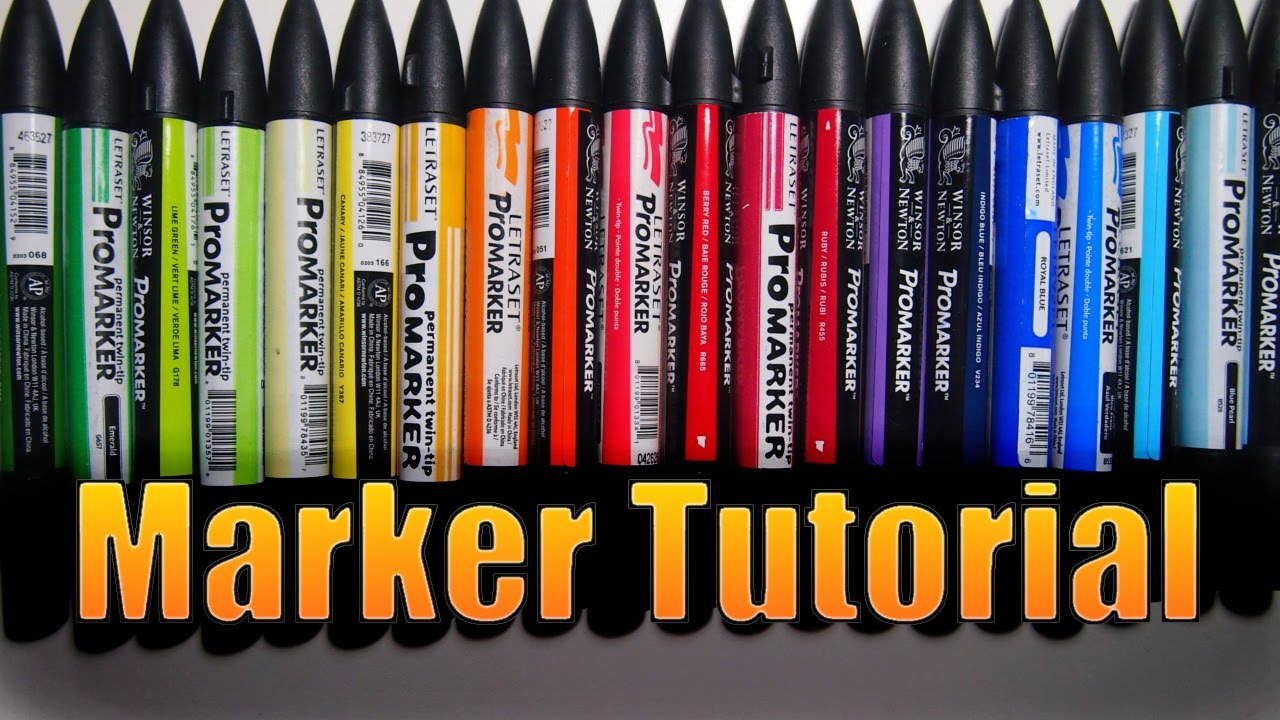 Winsor & Newton ProMarker Tutorial 