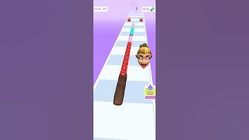 #shorts Nail Stack! 🌈 💅 - 3D Games #Gameplay #mobilegame All Levels Gameplay (iOS & Android)