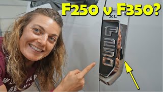 What is the difference?  Ford Super Duty F250 vs F350! - Super Duty Build | Part 11