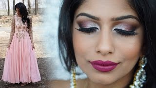 Spring Indian Wedding Makeup Tutorial & Outfit!