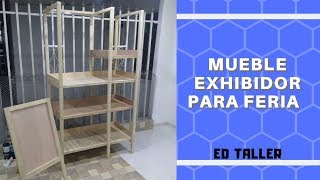 Pequeño Stand De Madera Para Feria De Artesanías