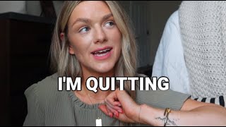 WHY BEING A QUITTER IS GOOD.