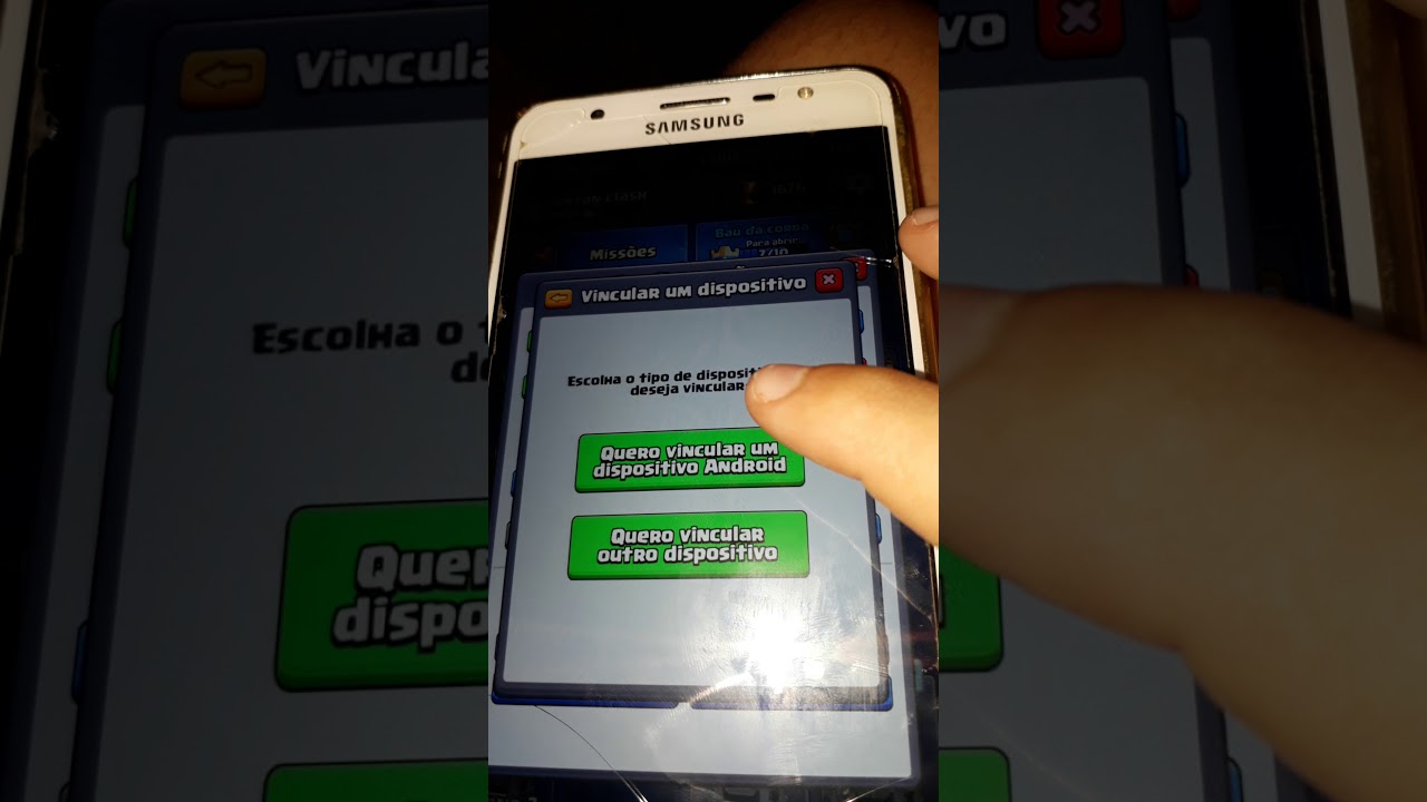 Transferir conta Clash Royale para outro celular