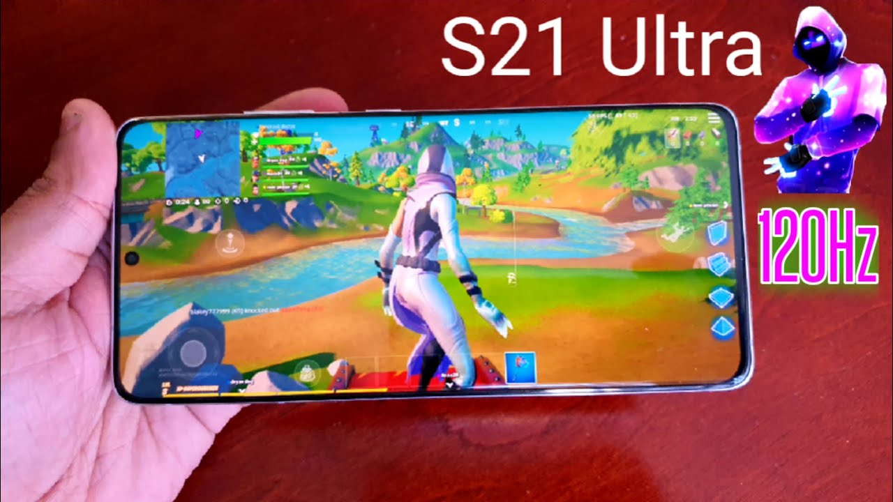 Samsung Galaxy S21 Ultra Fortnite Gameplay 1hz Wqhd 1440p Max Settings Resolution Exynos 2100 Youtube