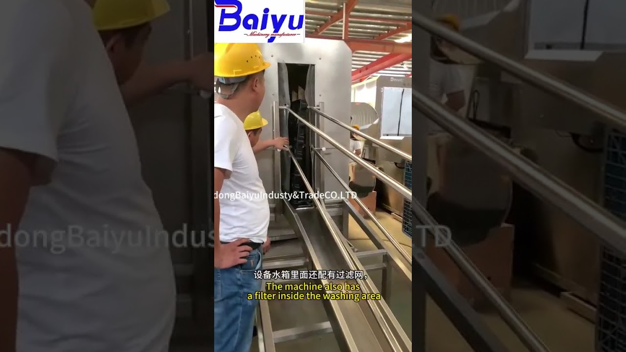 Large Pallet & Tray Washer | Automatic Cleaning & Drying System for Food Industry