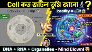 কোষ  Part 2 🧬 ANIMATED | Cell Organelles বাংলায় | Biology WBP SSC WBCS