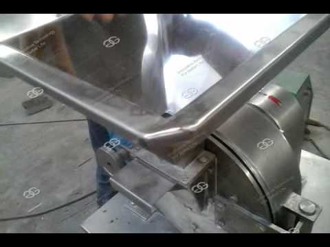 Tea leaf Grinding Machine - YouTube