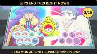 Leon Vs Diantha, Cynthia's Backstory , Gardevoir vs Leon Charizard | Pokemon Journeys Episode 122 😡😡