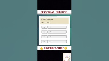 Series Reasoning | Reasoning Questions With Answers | Simple Easy 55M #reasoningquestions #shorts