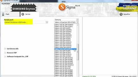 Samsung A51 on Exynos 9611 Remove FRP with Sigma Plus
