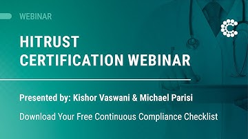 Webinar: HITRUST Certification | ControlCase