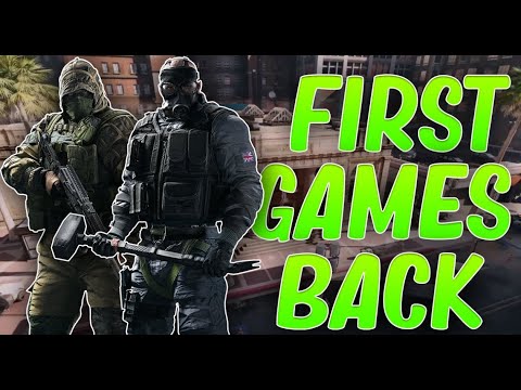 MY RETURN TO RAINBOW SIX SIEGE! - YouTube