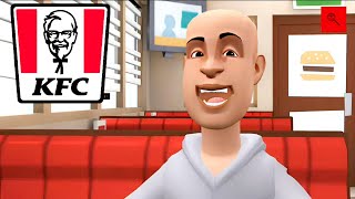 Clic Caillou Gets Fat At Kfc Grounded