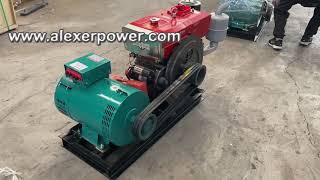 Changchai 15KW diesel generator Changxing ZS1115 engine with brushes copper alternator and electric