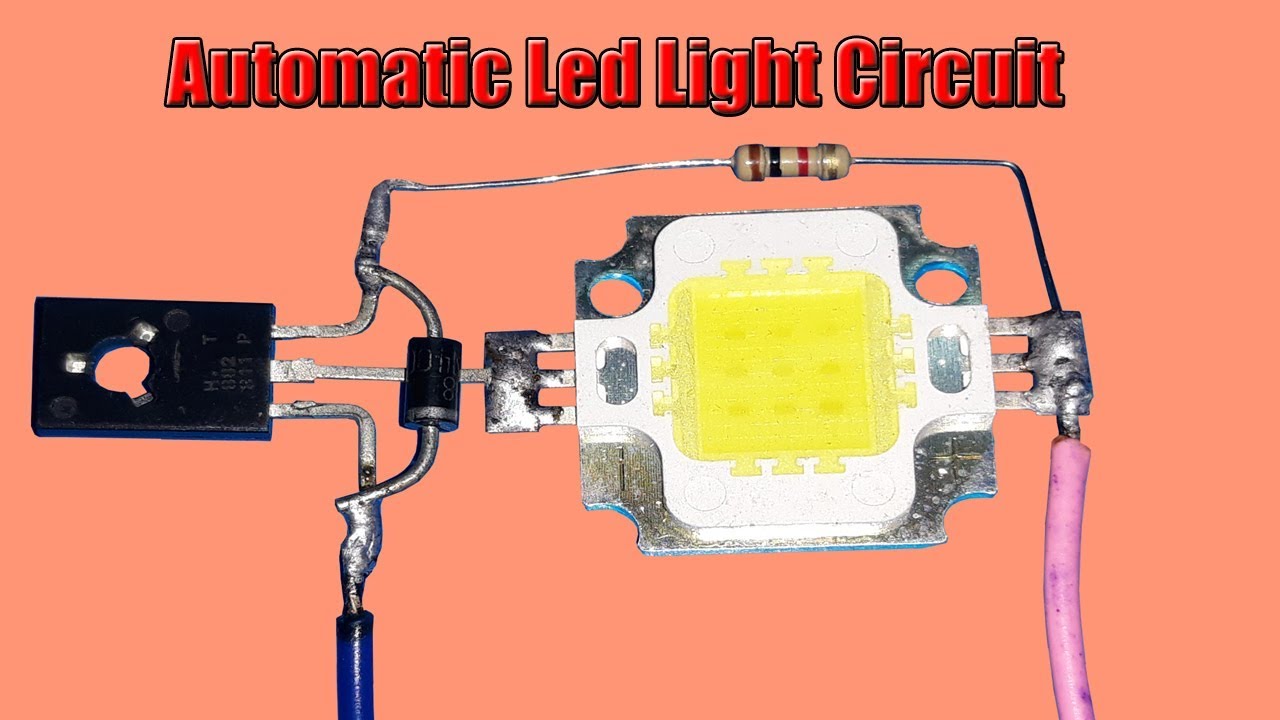 Automatic Led Light Circuit - YouTube