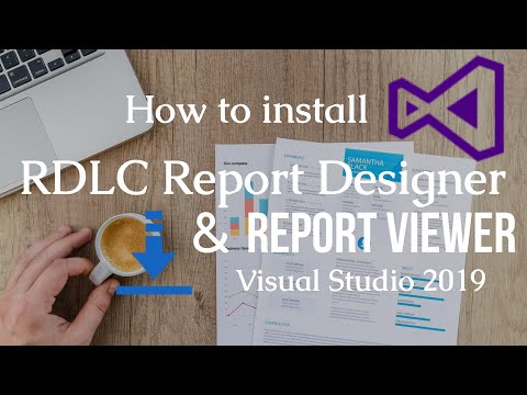 How to install RDLC ReportDesigner and ReportViewer  | Visual Studio 2019 Community