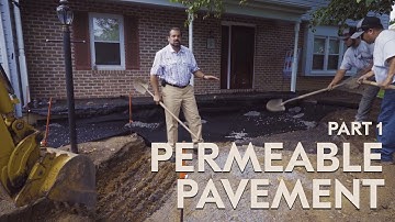 Permeable Pavement Construction - Part 1