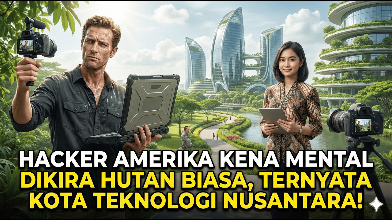 HACKER SOMBONG AMERIKA KENA MENTAL! Niat Retas IKN, Malah Syok Lihat Teknologi 'Hutan' Nusantara!