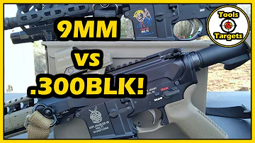 9MM vs .300 Blackout!...Subsonic Home Defense!