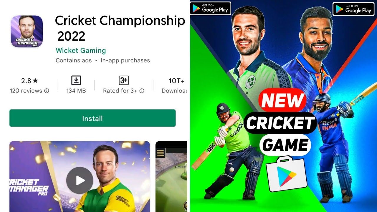 😱New Cricket Game Launched Full Review | New Cricket Game 2022 | Cricket Manager Pro 2022