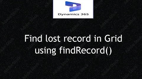 D365 F&O X++ Tutorial | findRecord() Example Explained