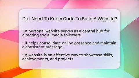 Do I Need To Know Code To Build A Website? - Everyday-Networking